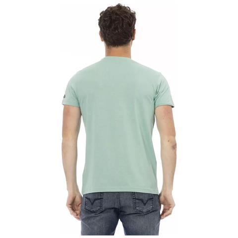 Maglietta In Cotone Verde - S - Foto 3