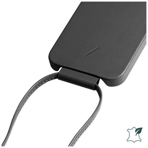 Cinghia In Pelle Per Iphone 13 Pro Max Clic Lock Case, Nero - Foto 5