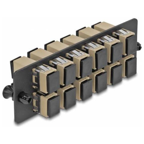 Delock 66927 Adattatore Di Fibra Ottica Sc/sc 1 Pz Beige, Nero - Foto 1