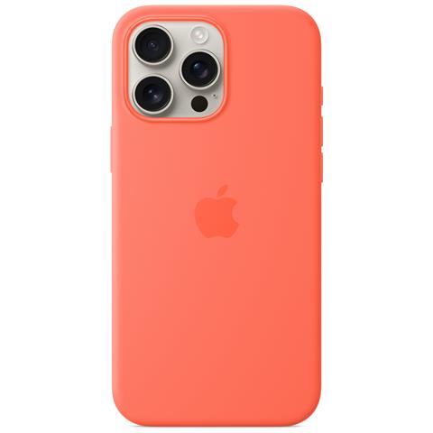 Custodia MagSafe in silicone per iPhone 16 Pro Max - Mandarancio - Foto 4