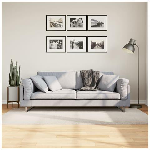 Lusso Casadino - Tappeto Iza A Pelo Corto Aspetto Scandinavo Crema 100x200 Cm - Foto 8