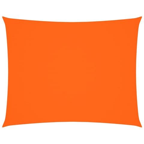 Parasole A Vela Oxford Rettangolare 6x8 M Arancione - Foto 1