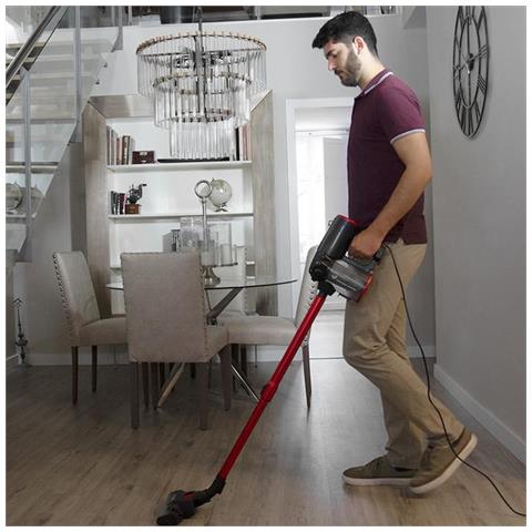 ThunderBrush Aspirapolvere a bastone 2 in 1 AC Secco HEPA Senza sacchetto 0,5 L 600 W Nero - Foto 2