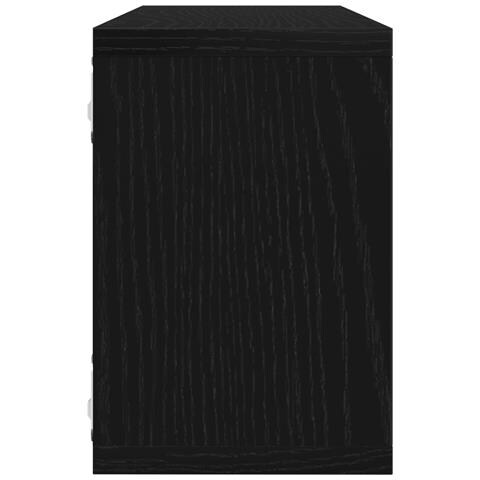 Mensole a muro 6 pezzi Nero Rovere 60x15x23 cm Legno ingegnerizzato - Foto 9