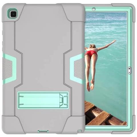 Custodia Per Samsung Galaxy Tab A 10.1"" Supporto E Alloggiamento Per Stilo Grigio - Foto 4