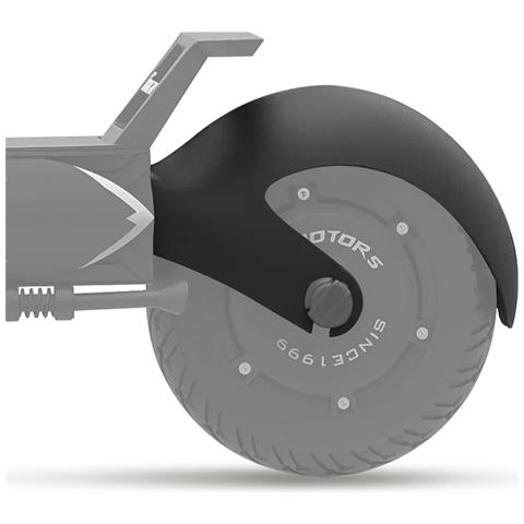 Parafango Posteriore Per Monopattino Futecher Con Led, Nero - Foto 4