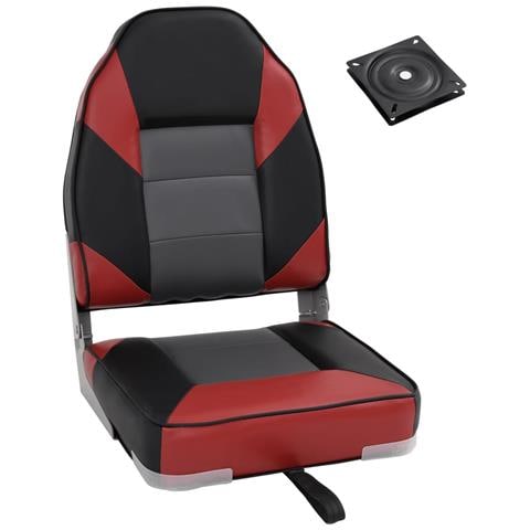 Set Sedile da Barca Pieghevole 2pz con Schienale Alto - Foto 1