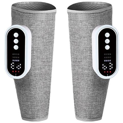 Set Di 2 Massaggiatori Wireless Per Gambe - Compressione Ad Aria, Calore, Regolabile, Ricaricabile Grey - Foto 1