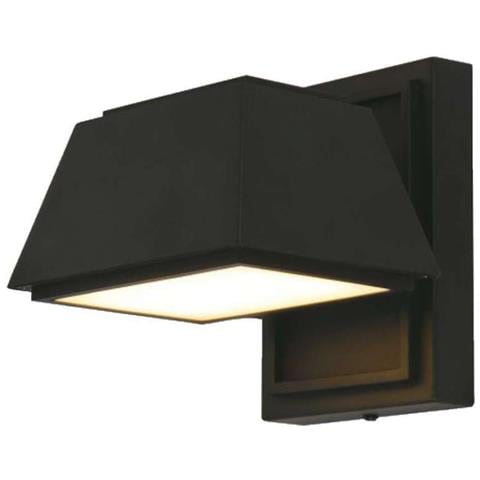 Lampada LED da Muro 15W 120LM /W Doppio Fascio Luminoso Colore Nero 4000K IP65, colore Nero - Foto 1