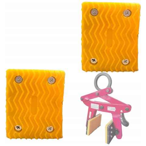 Pad Antiscivolo Rodclamp Grippads Duo - Compatibile Con Imak Per Posa Blocchi | 105 × 83 Mm | Gomma Flessibile, 4 Fori Di Montaggio - Foto 1