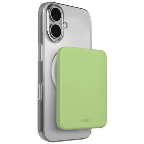 Mini Power Mag Polimeri di litio (LiPo) 4200 mAh Carica wireless Lime - Foto 1