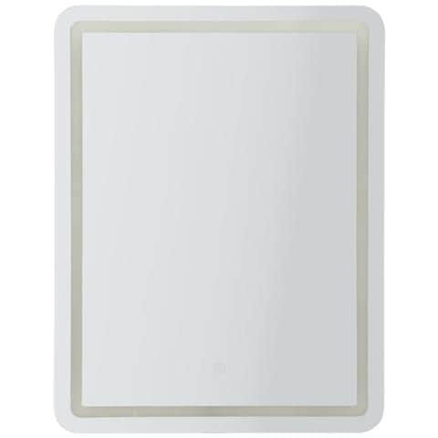 Specchio Con Led Vkh1058-argento-vetro-60x3,5x80 Cm - Foto 1