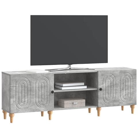 Mobile TV Grigio Cemento 150 x 31 x 50 cm Legno ingegnerizzato - Foto 2