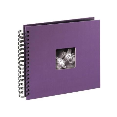Fine Art spirale viola 28x24 50 pagine nere 94876 - Foto 1