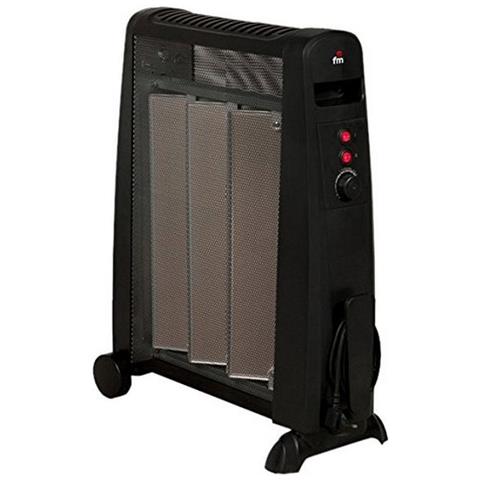 Fm Rm15 Radiatore Mica (Mica) Riscaldatori Potenza 1500w Colore Nero - Foto 1