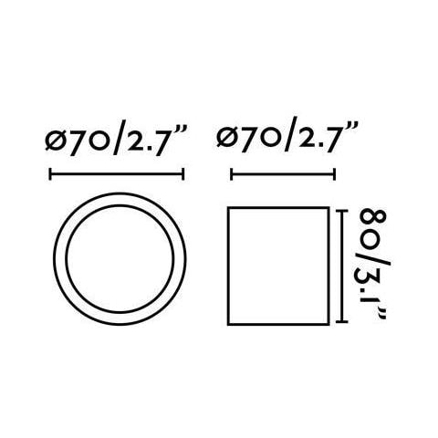 Haru Led, Plafoniera, - Nero - Foto 3