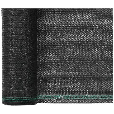 Recinzione Per Campo Da Tennis In Hdpe 1,4x25 M Nera - Foto 5