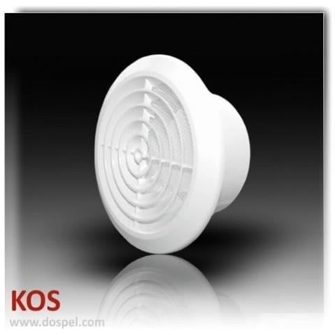 Cerchio Bianco Sfiato Soffitto Griglia Di Copertura 125 Millimetri Schermo Ventilazione Fly - Foto 1