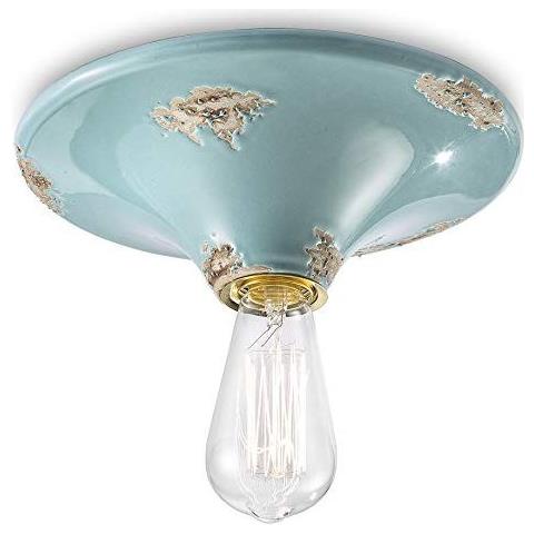 Vintage C134, Plafoniera, - Azzurro - Foto 1