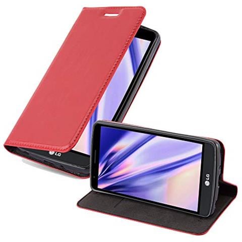 Custodia Compatibile Con Lg G3 Stylus In Rosso Mela - Coperchio Protettiva Con Chiusura Magnetica, Funzione Stand E Tasca Per Le Carte - Foto 1