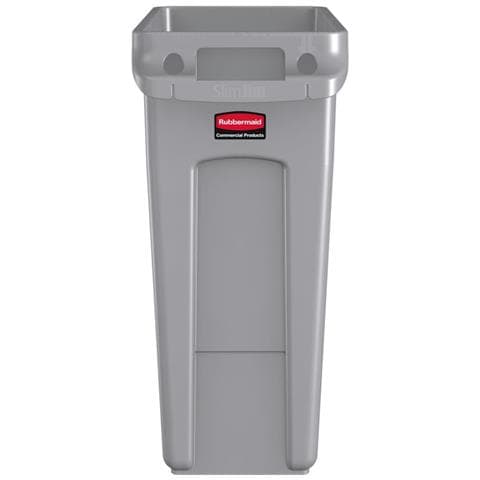 Rubbermaid 1971258 Collettore Di Rifiuti Con Condotti Di Ventilazione, Plastica, 60 L, Grigio - Foto 5