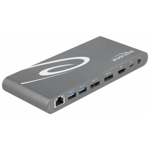 Usb Type-c Dp 1,4 Docking Station Triple 4k Display - Dockingstation - Usb-c 3,2 Gen 1 / Thunderbolt 3 - Hdmi, 2 X Dp - Gige (87772)  - Foto 2