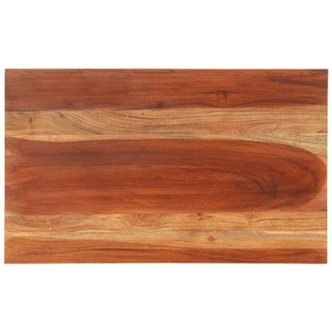 Piano Tavolo in Legno Massello di Acacia 25-27 mm 60x100 cm - Foto 1