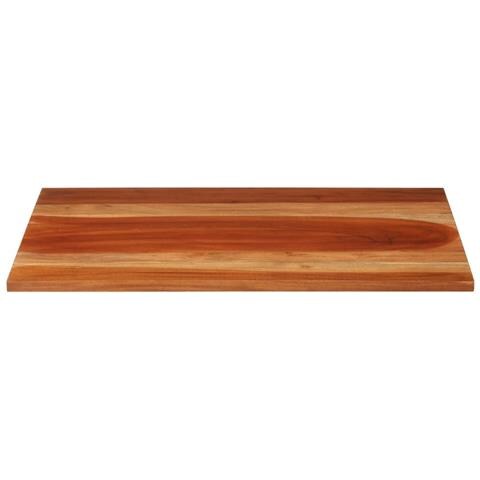 Piano Tavolo in Legno Massello di Acacia 25-27 mm 60x100 cm - Foto 8