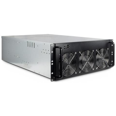 Alloggiamento 19'' Ipc 4w2 Mining Rack 4he Mini-itx, Nero, 2xusb2.0 - Foto 4