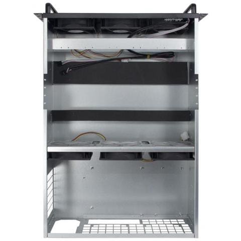 Alloggiamento 19'' Ipc 4w2 Mining Rack 4he Mini-itx, Nero, 2xusb2.0 - Foto 2