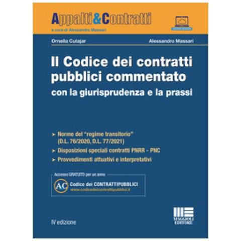 Ornella Cutajar - Il codice dei contratti pubblici commentato con la giurisprudenza e la prassi. Con espansione online - Foto 1