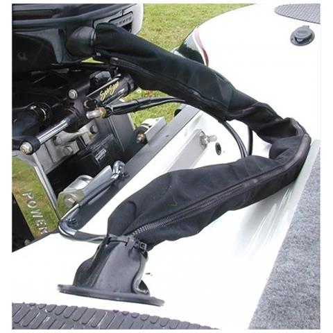 Manicotto intrecciato con cerniera lampo 1 m x 25 mm nero - Foto 4