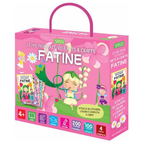 Giulia Meneguzzo - Fatine. Le mie prime attività arts & crafts. Ediz. a colori. Con penna speciale da ricalco. Con 100 sticker. Con 200 trasferibili - Foto 2