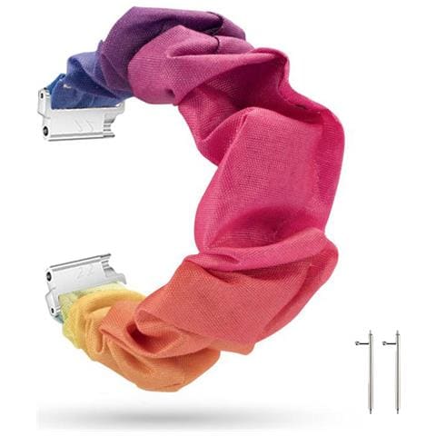 Cinturino Per Orologio Stile Scrunchie Compatibile Con Samsung Galaxy Watch 42/41 Mm Multicolor 20 Mm - Foto 1
