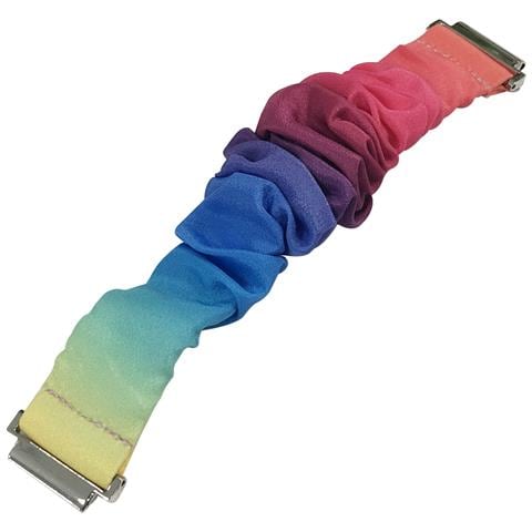 Cinturino Per Orologio Stile Scrunchie Compatibile Con Samsung Galaxy Watch 42/41 Mm Multicolor 20 Mm - Foto 2