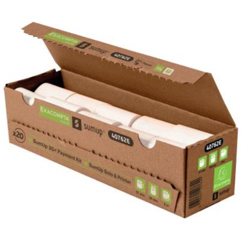 Rotolo di Scontrini 40762E in Plastica Colore Bianco - Foto 1