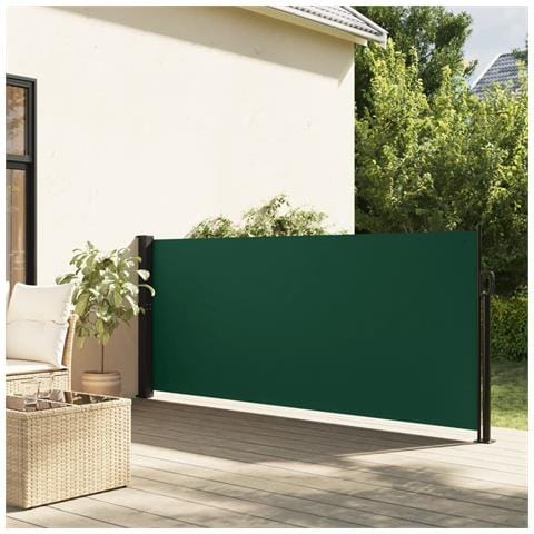 Tenda Da Sole Laterale Retrattile Verde Scuro 140x300 Cm - Foto 8