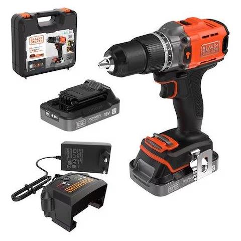 Trapano percussione Black & Decker BCD383D2XK-QW POWER CONNECT - Foto 1