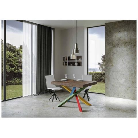 Tavolo Allungabile 90x130/234 Cm Volantis Premium Noce Telaio 4/b - Foto 4