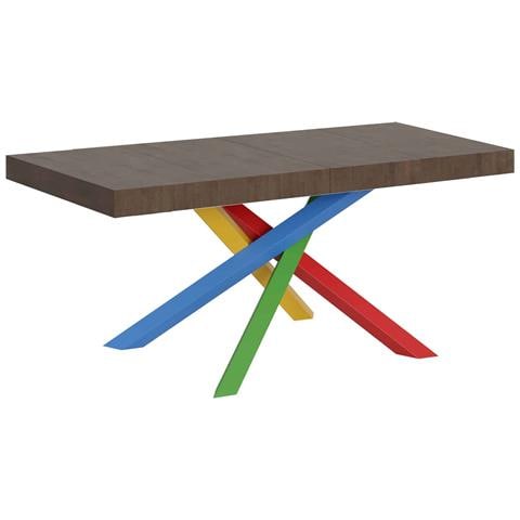 Tavolo Allungabile 90x130/234 Cm Volantis Premium Noce Telaio 4/b - Foto 1