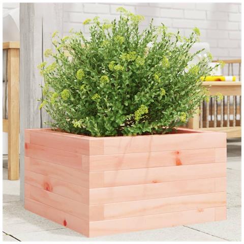 Fioriera Da Giardino 40x40x23 Cm In Legno Massello Di Douglas - Foto 1