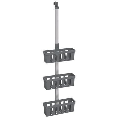 Ripiani Pensili Da Doccia 30x15x (67-105) Cm In Alluminio - Foto 2