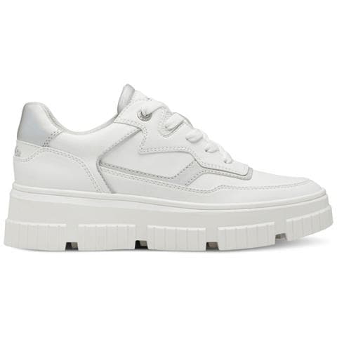 Leisure Trainers White Sneakers Sintetico E Tessile Scarpe Donna Bianco Eu 39, 5-23638-42 100 - Foto 2