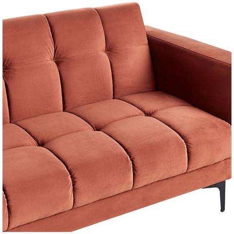 5 Posti Alnes Velluto Rosso Chiaro - Foto 6