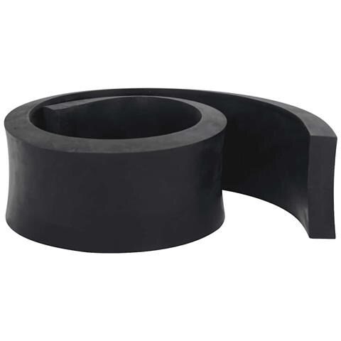 Bordo In Gomma Per Spazzaneve Nero 100x8x2 Cm - Foto 2