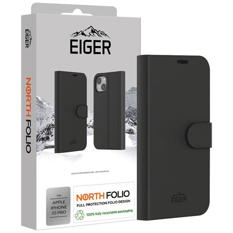 EGCA00473 custodia per cellulare 15,5 cm (6.1") Custodia a borsellino Nero - Foto 2