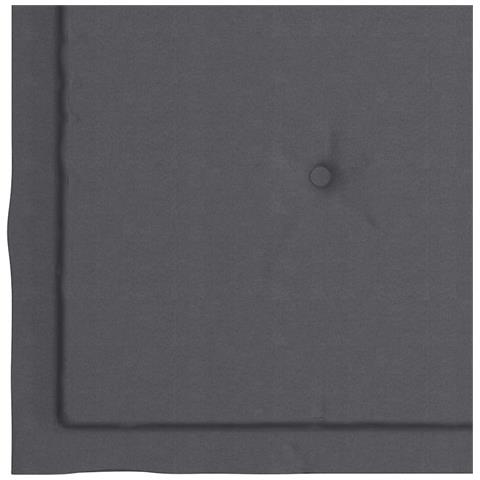 Sedia A Dondolo Con Cuscino Antracite In Legno Di Teak - Foto 8