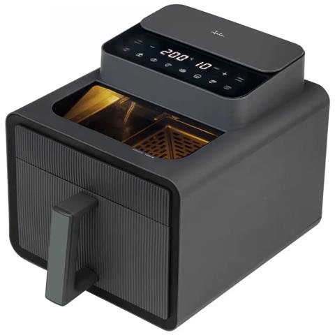JEFR1270 friggitrice Singolo 7 L Indipendente 1600 W Friggitrice ad aria calda Nero - Foto 2