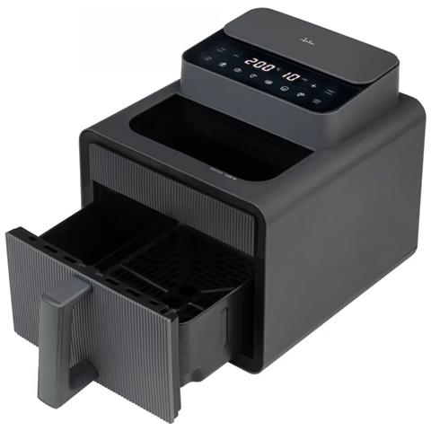 JEFR1270 friggitrice Singolo 7 L Indipendente 1600 W Friggitrice ad aria calda Nero - Foto 1