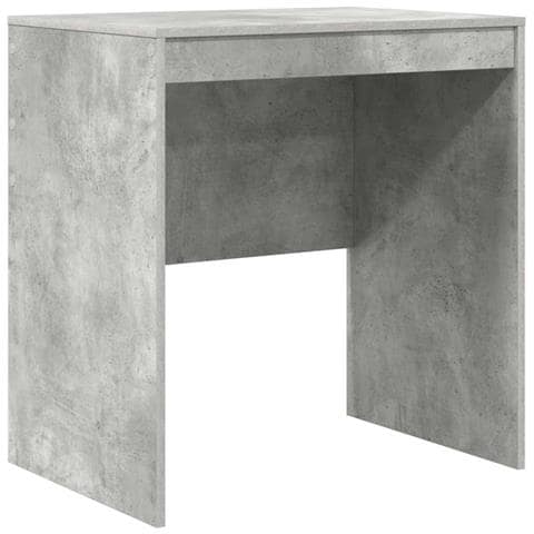 Scrivania Grigia cemento MDF con effetto cemento 70 x 50 x 76 cm - Foto 1
